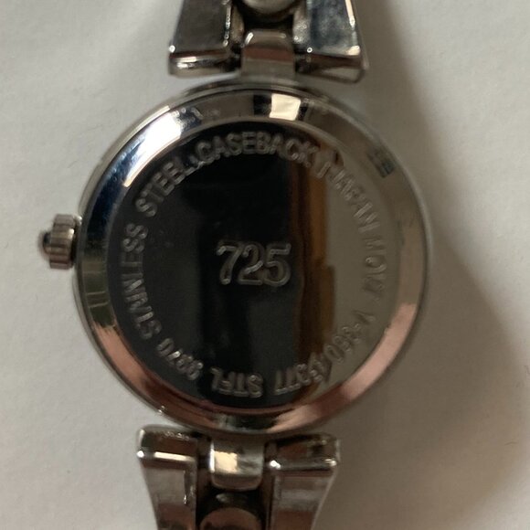 Vintage 725 Blue Butterfly Stainless Steel Watch - Picture 3 of 4